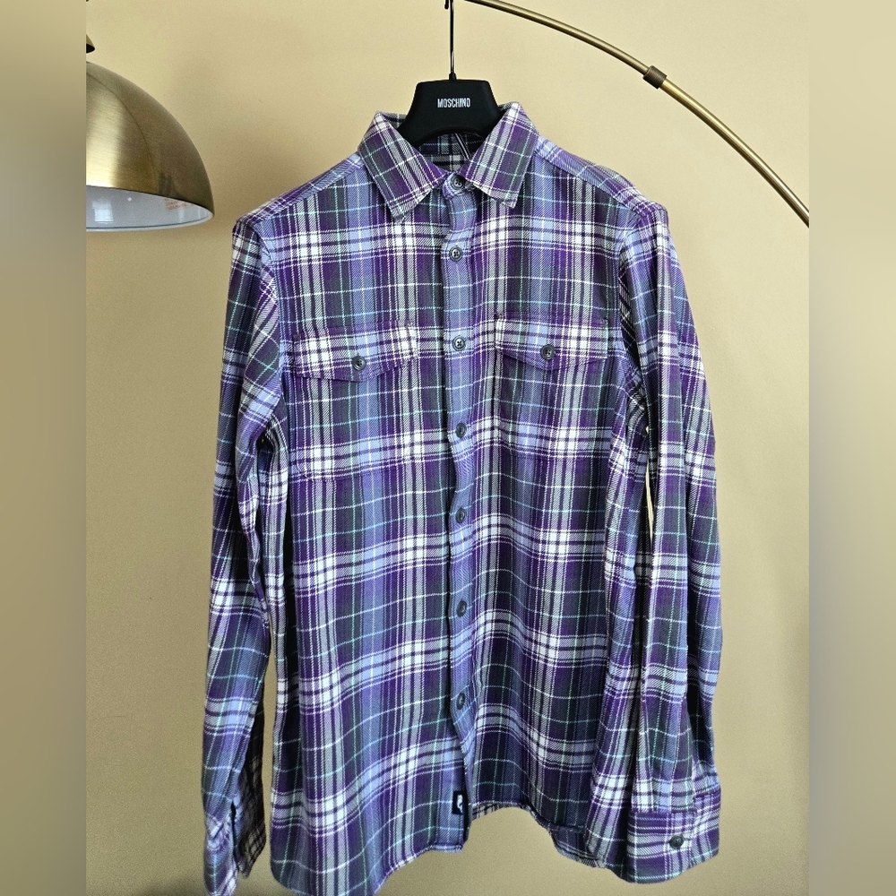 NWT VINEYARD VINES Men's Purple Plaid Button Down Shirt Size: S